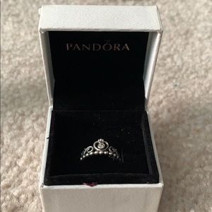Pandora Silver Princess Ring